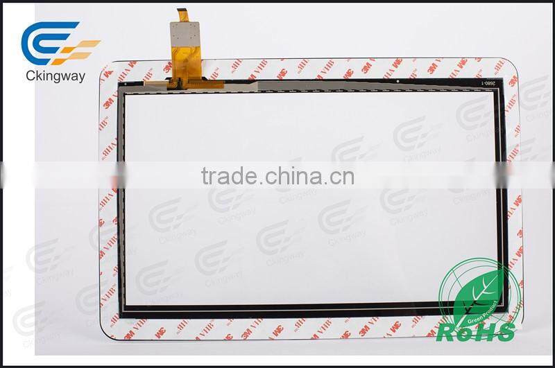 Hot Selling 10.1" touch controller capacitive touch screen with cover glass and sensor glass