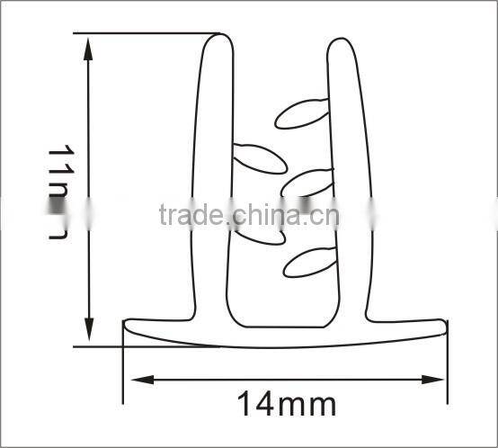 Plastic Extruded Data Strip Label Holder