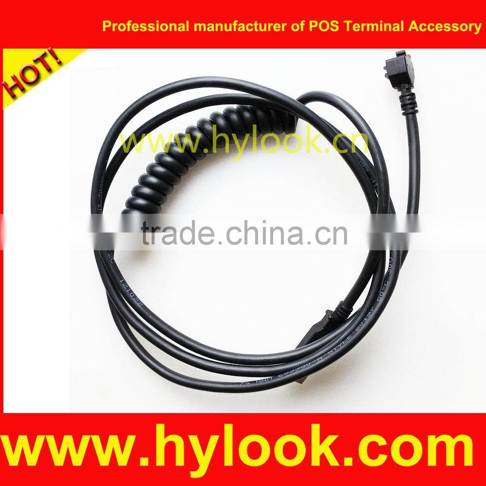 VeriFone 08398-01-R Cable 14 Pin Header to USB A Type Curley for the VX810