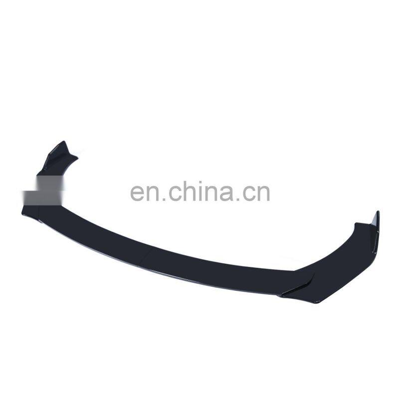 Four-stage reinforced PP material arrived body kit universal accessories Universal front bumper lip split