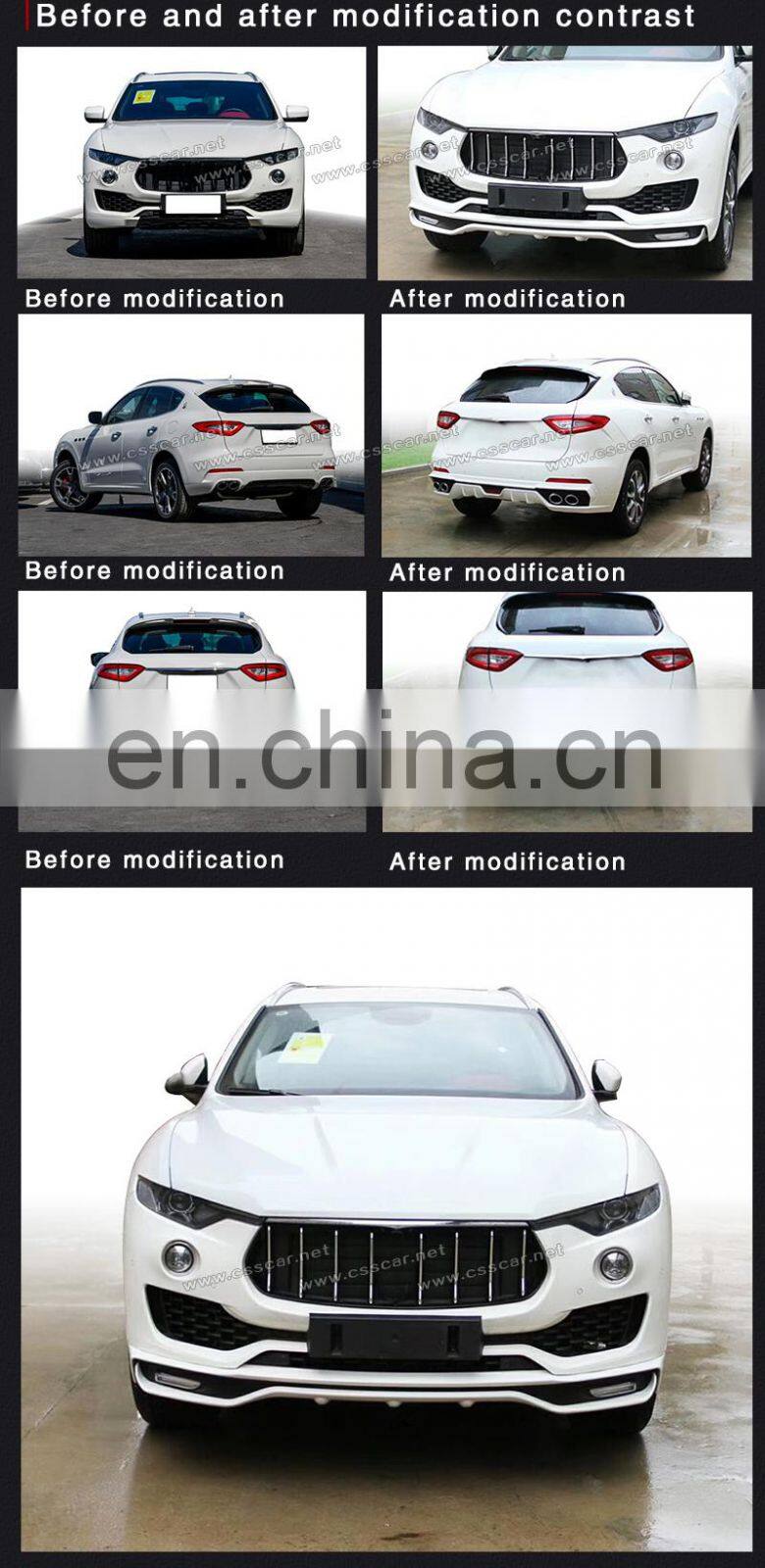 China Wholesale Car Parts Body Kit Auto Accessories Suitable For Maserati Levante Sport Body Kits In PP Material