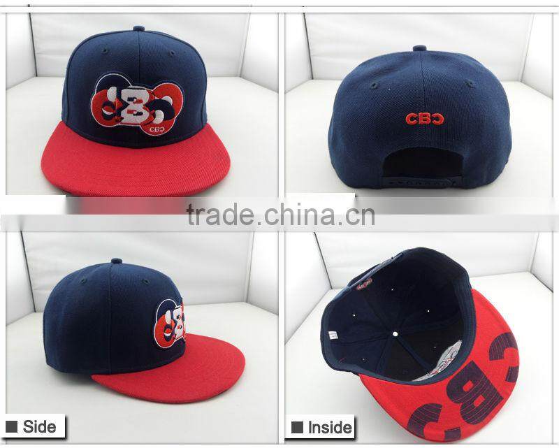 custom flat bill snap back hat