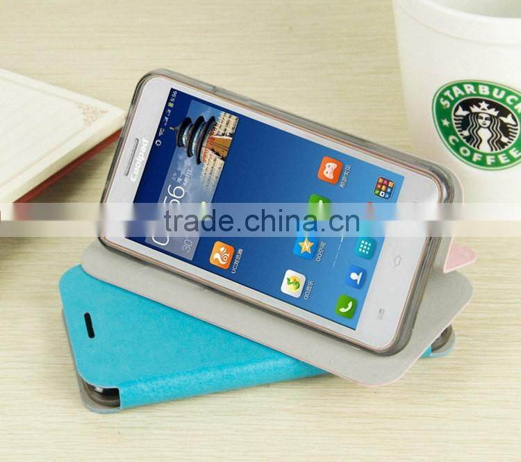 MOFi 4.5 inch Touch Screen Case Smartphone for Coolpad 5310, Leather Flip Case for Coolpad Mobile Phone