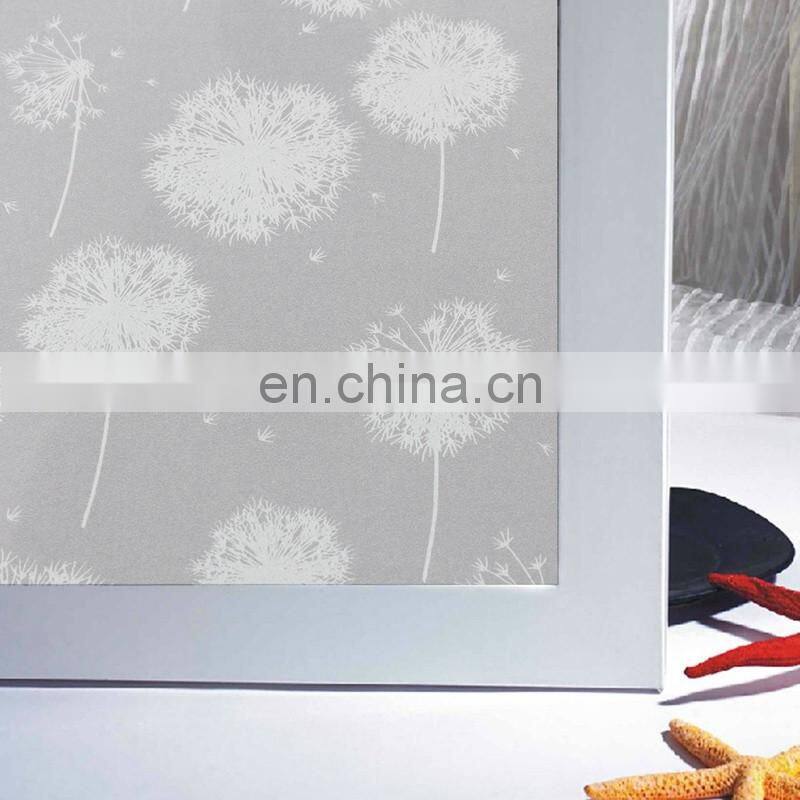 1PC High Quality Dandelion Home Decoration 40x200cm Removable Recyclable Frosted Glass Window Film Flower Sticker