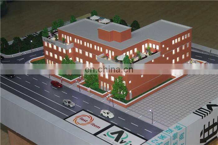 Top quality Ho scale football stadium model 3d miniature building model make