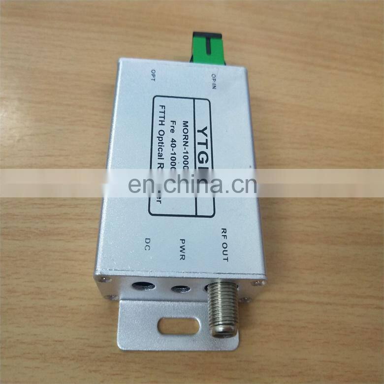 cable tv fiber rf 1550nm mini ftth indoor receiver optic node
