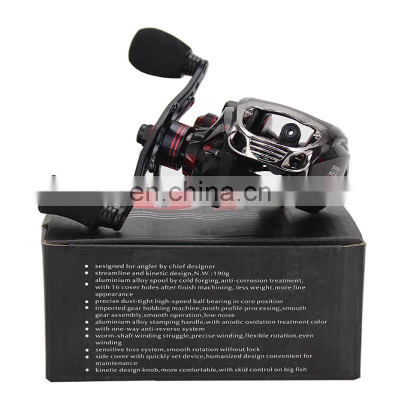 Perfect Baitcaster Reel Double Spool 10kg Drag 18+1BB Gear Bait Casting Fishing Reel