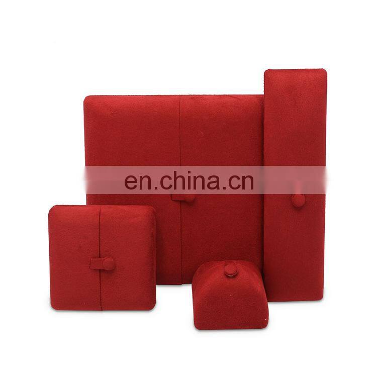 Fadeli Red Pu Leather Jewelry Packaging Box Pendant Necklace Jewelry Box