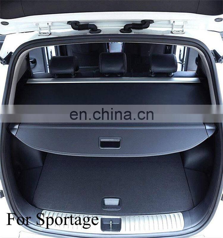 Rear Trunk Parcel Security Shield Cargo Luggage Cover for Sportage 2019