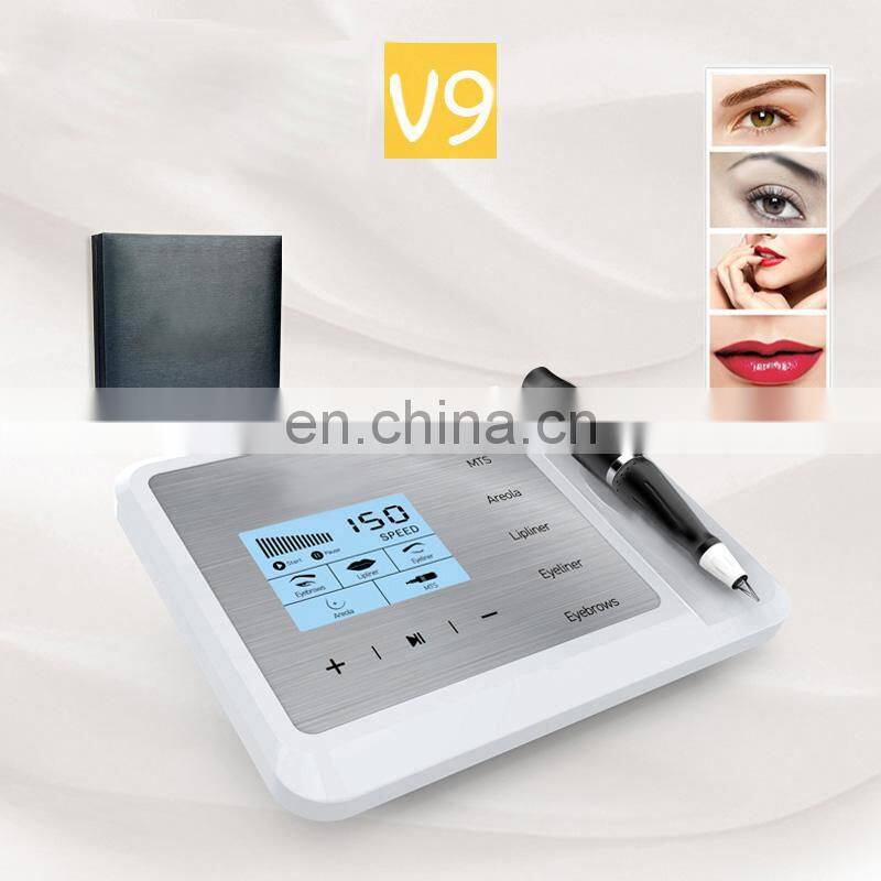 Sales Hot sale digital Tattoo Machine MTS/PMU Semi Permanent Makeup machine for Eyebrow Lip Beauty Artmex V9 microblading