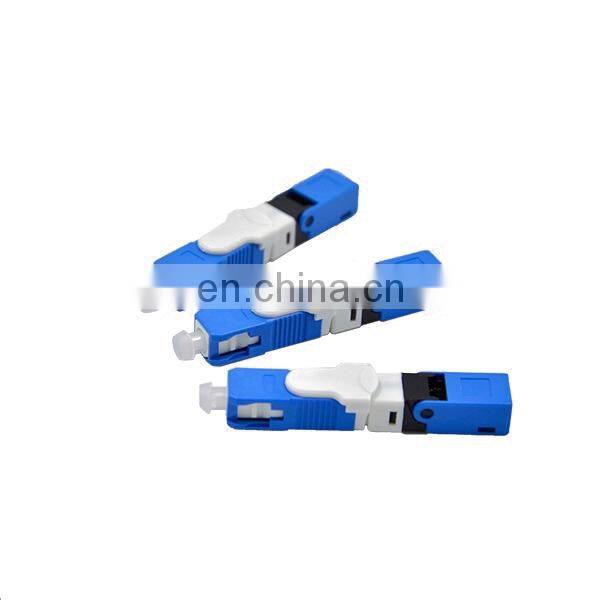 SC APC/UPC optical fiber single mode fast connector for FTTH drop cable