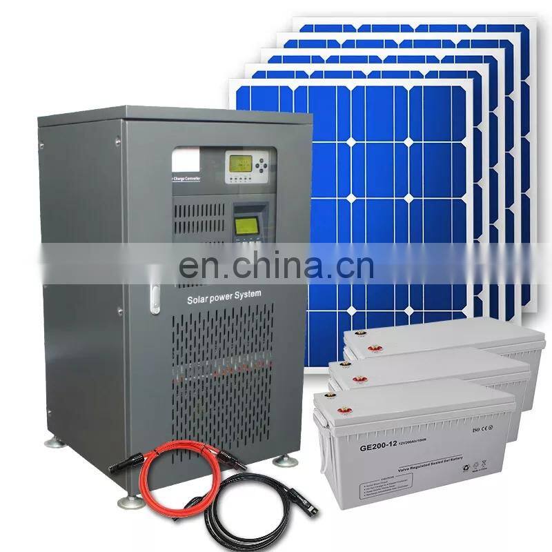 commercial 5kw off grid solar 3 phase complete set solar energy system generator grid all in one 2.5 kw for home