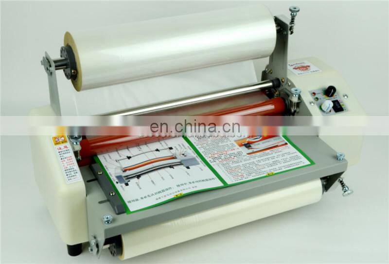 FM8230 small desktop Manual A3 A4 thermal laminating machine, desk top mini cold double side laminator