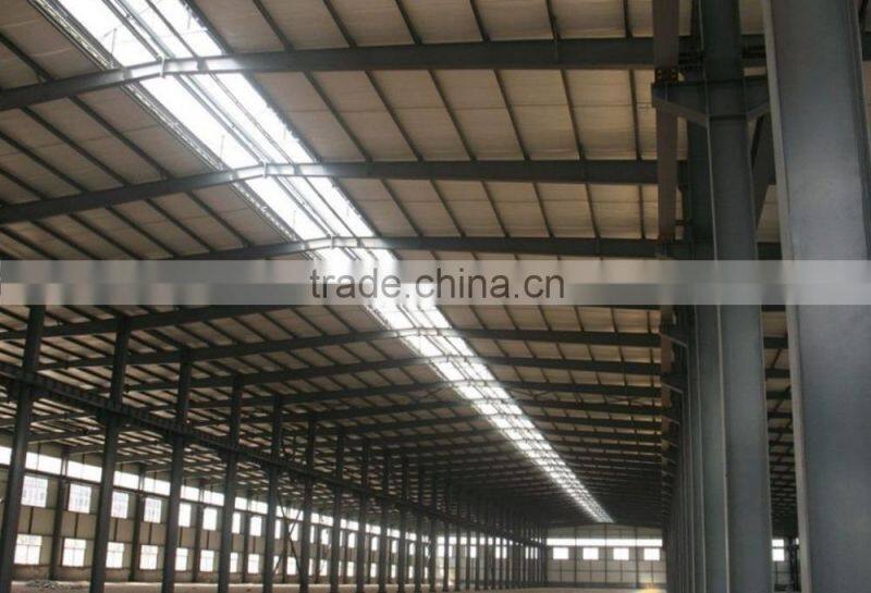 Steel construction factory building for prefabricated warehouse