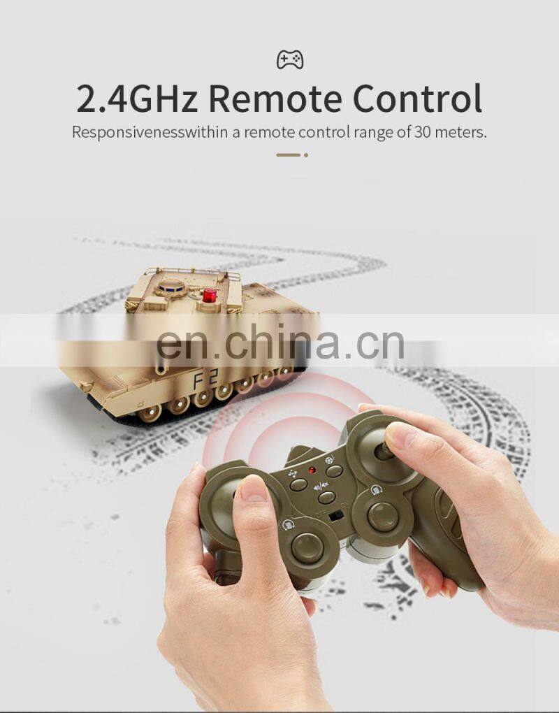 JJRC Q90 RC Tank KidToy Turret Rotation Military Battle Tank