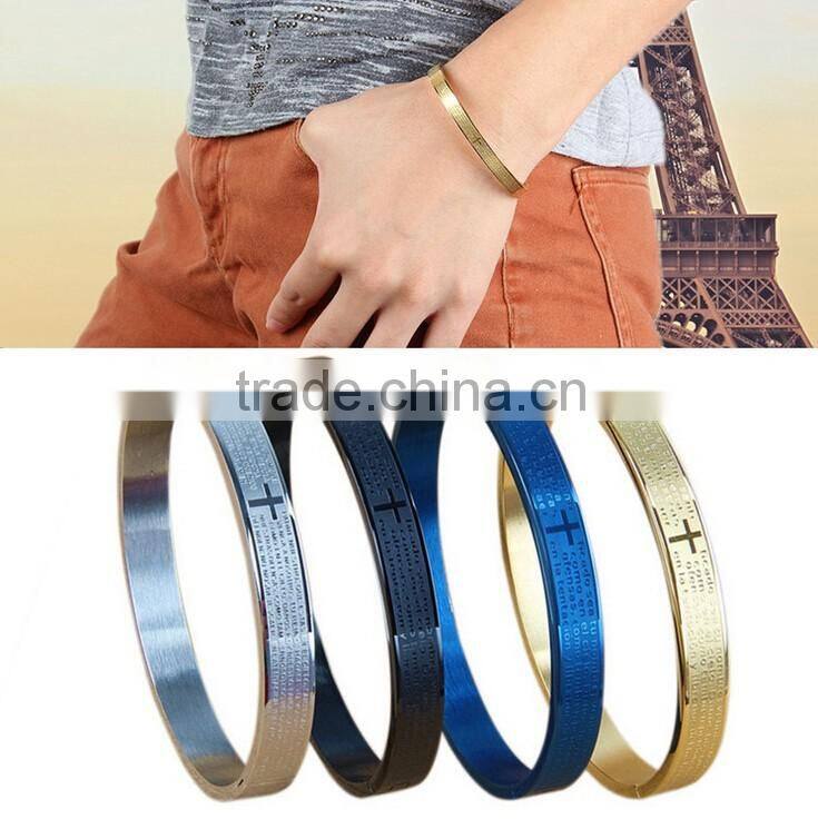 high quality popular jewelry personalized gold palted engraved Enjoy the Journey bracelet for gift