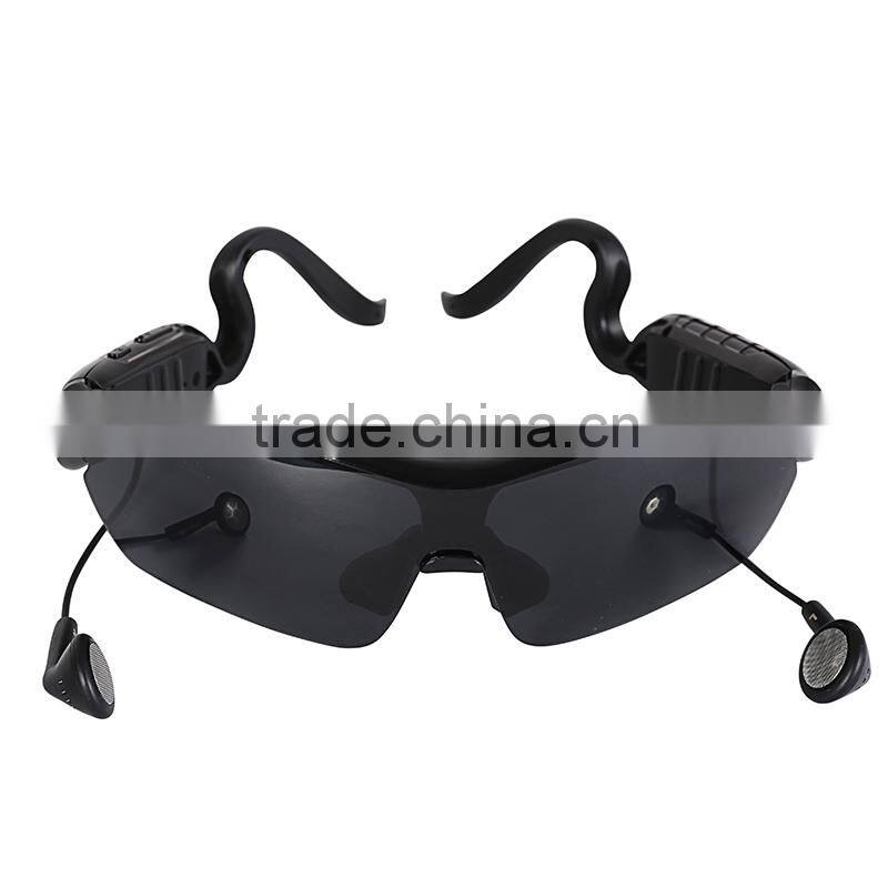 2014 New Launched Fashionable High Quality Sports Sunglasses with Bluetooth Receiver