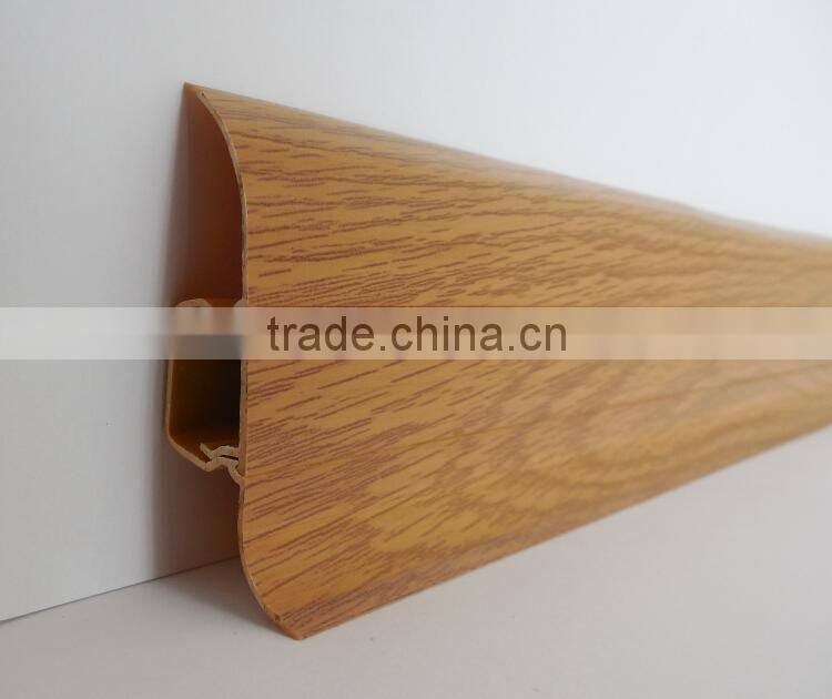 Longsun brand interior/exterior wall cladding pvc floor skirting