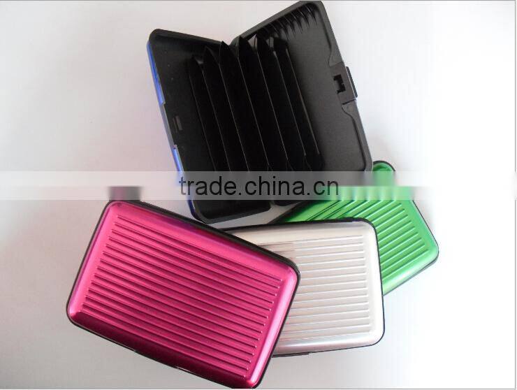 rfid blocking Aluminium card holder/case/wallet