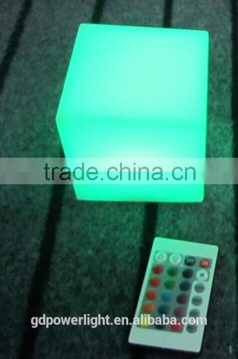 LED light decotative cube with remote control C002