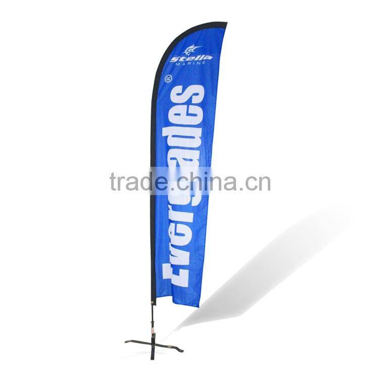 Best-Selling Low Cost Nice Design Custom Printing Knife Flag Poles