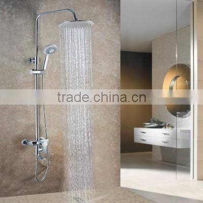 On Wall Mounted Solid Brass Chrome Plated Exposed Shower