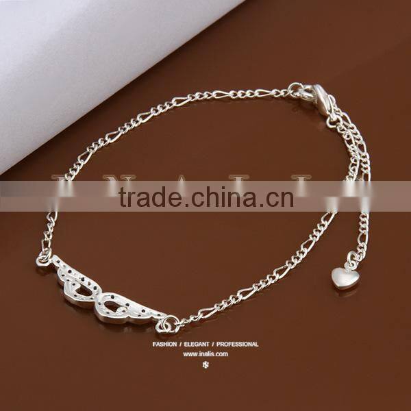 2014 wholesale 925 sterling silver anklets A004