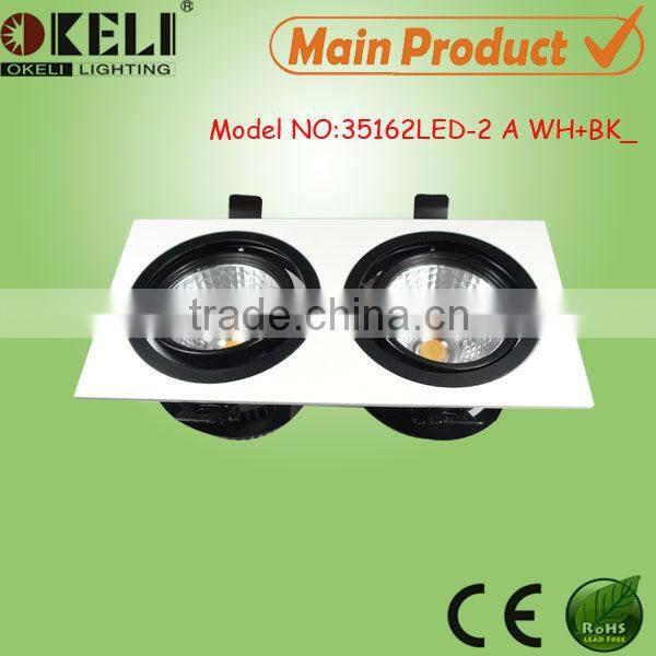 recessed cob led grille lights