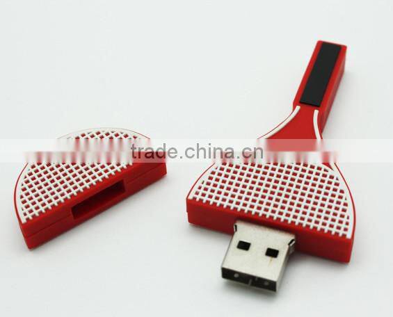 Tennis racquet pendrive new design flash-disk