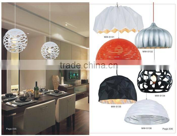Irradiation Area Loft Industrial Pendant Lighting for Restaurant