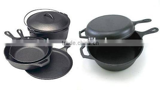 Pre-seasoned Cast Iron Cookware/Oval/ Rectangular cookware Dutch Oven/Pot