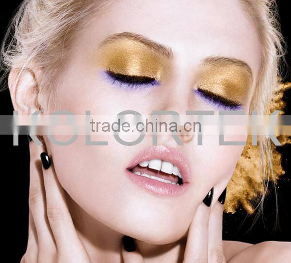 Gold luster pearl pigments, gold pearls