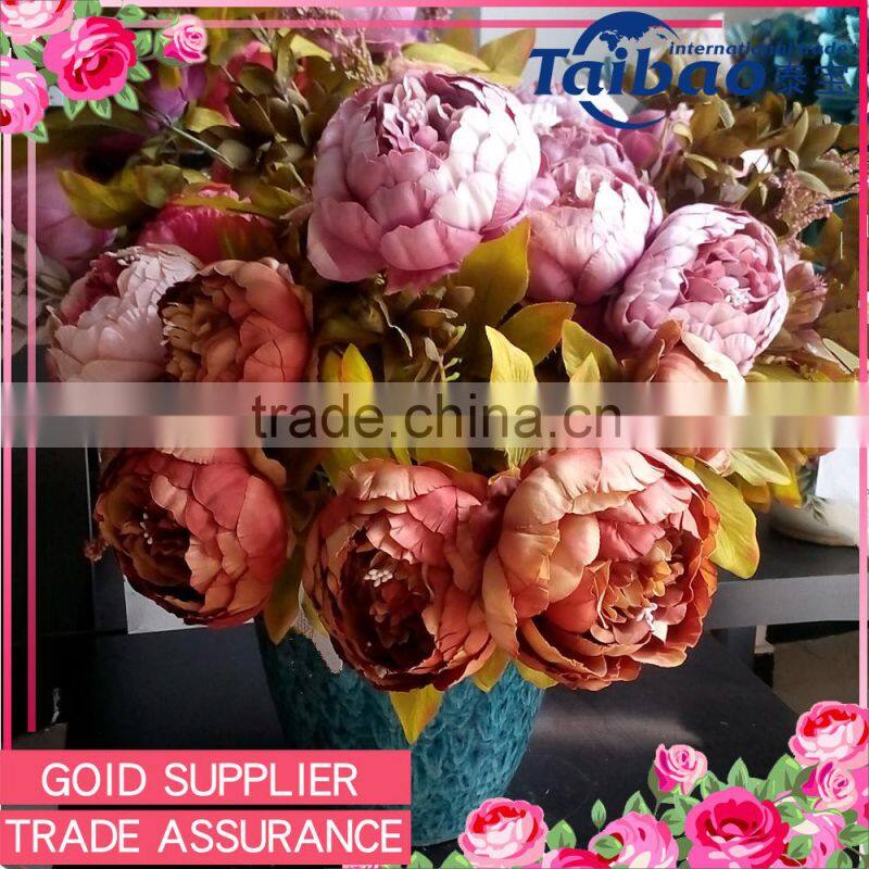 Factory direct lily and rose flowers new design decorative artificial flower ball