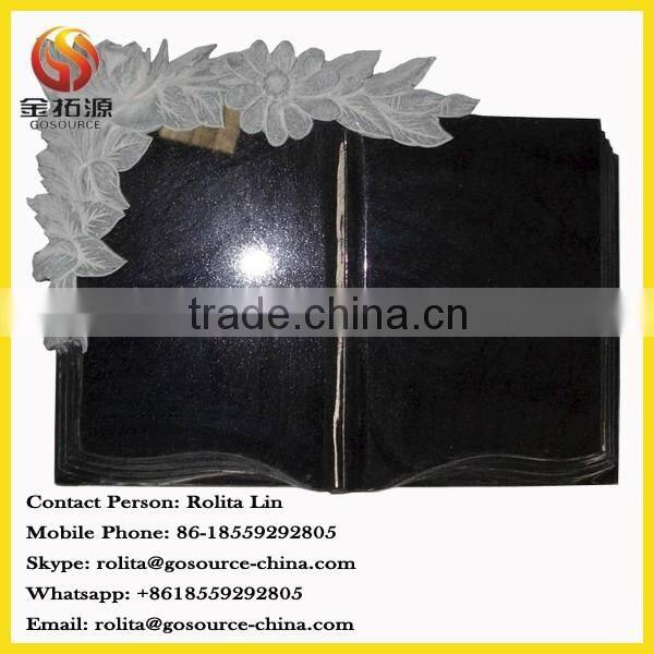 manufacturer for granite headstone wholesale with book shape