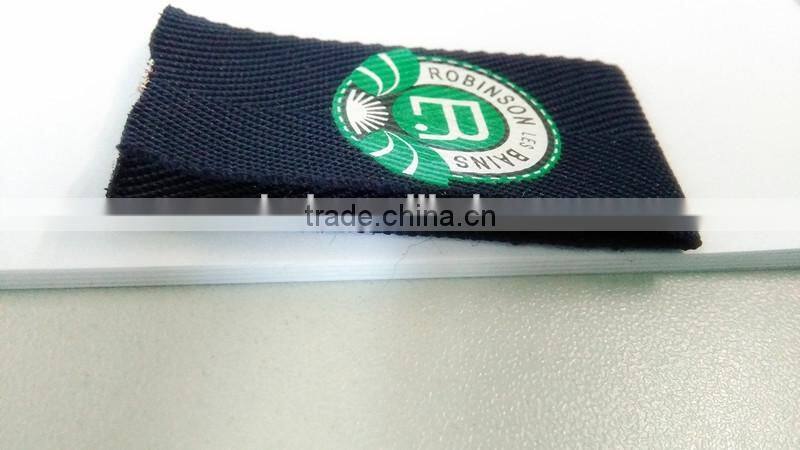 dongguan factory design & custom printing polyester label for clothing & shoes