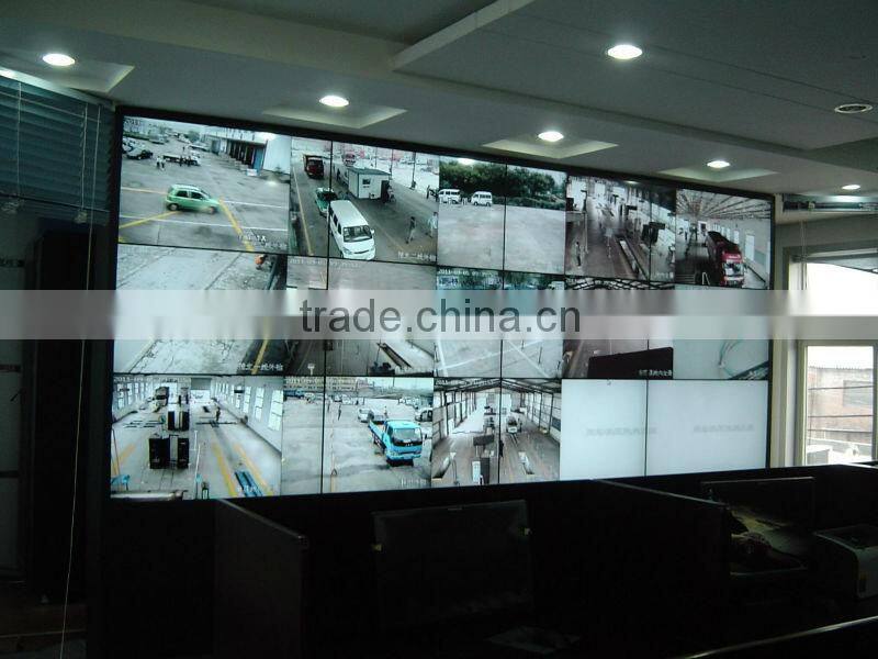 Seamless video wall screen for indoor