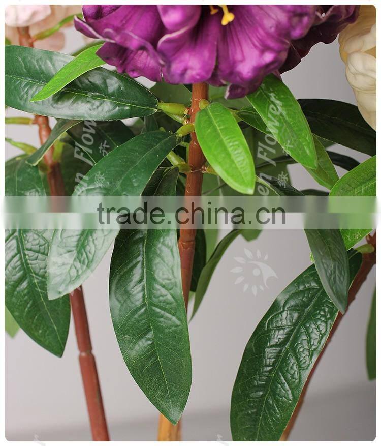 2016 Wholesale Multicolor Latex Artificial Flowers PU Real Touch Large Bouquet Wedding Bridal Decor Display Flower