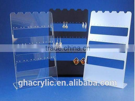 GH-RZ355 Contemporary design modern Acrylic Earring Display Card,Plexiglass Earring Display