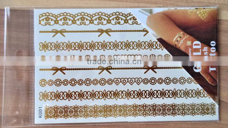 gold necklace fashion tattoo bracelet tattoo termocopiadora tattoo second hand