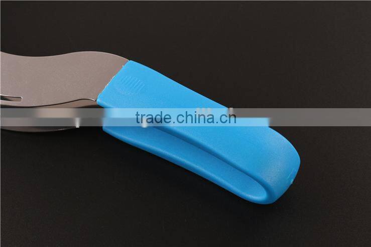 Hot sale amazon cut watermelon slicer with thick plastic handle,watermelon cutter