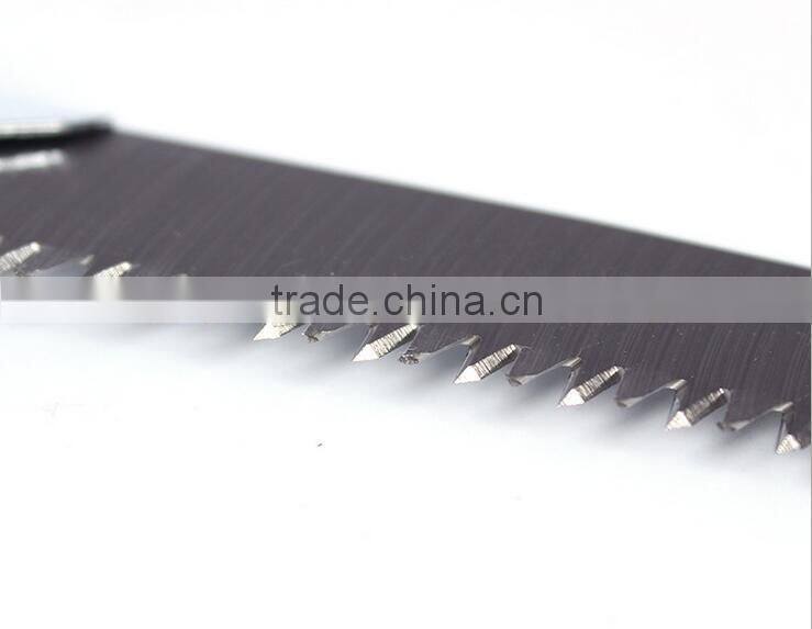 180MM 65mn steel Hand garden folding saw with black handle
