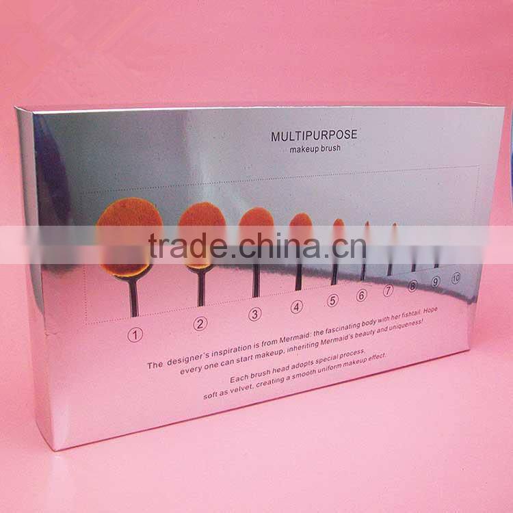 Fashion Newest 10pcs Toothbrush Makeup Brush Set Foundation Powder Multifunction Makeup Brush Tool