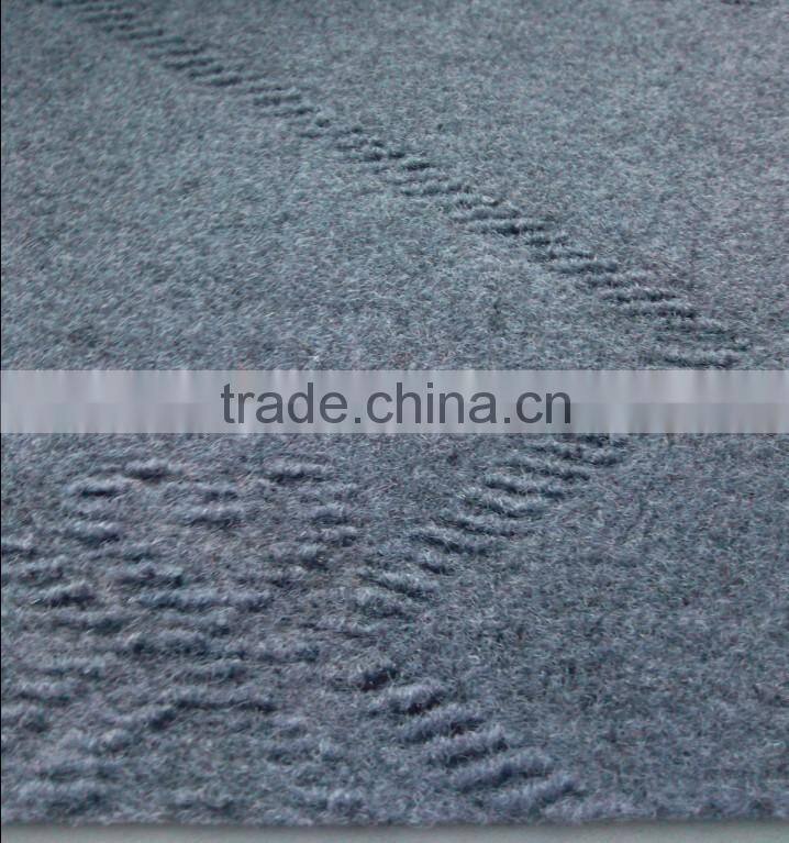 needle punch carpet with one color jacquard nonwoven