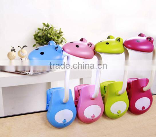 COLORFUL USB RECHARGEABLE SAVING ENERGY LED READING LAMP WITH CLIP