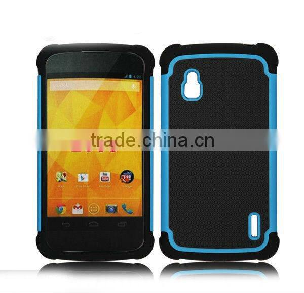 Shock proof hard Mobile Phone case for LG Nexuse 4 E960