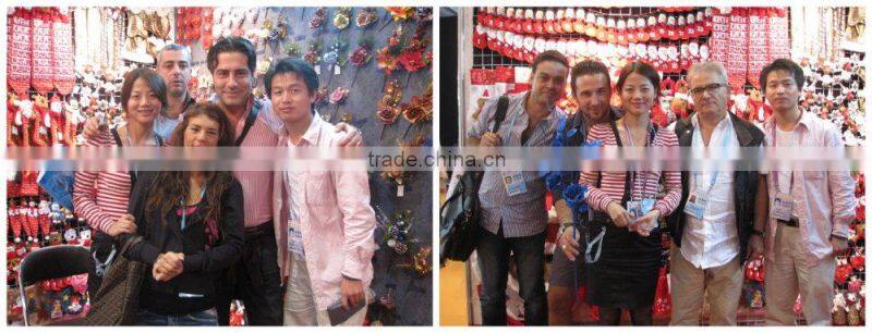 Traditional snowman and Santa stocking