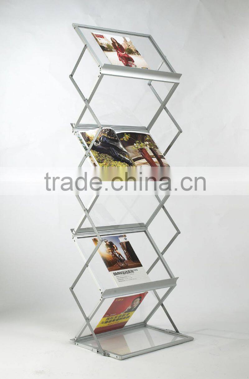 acrylic freestanding display shelf