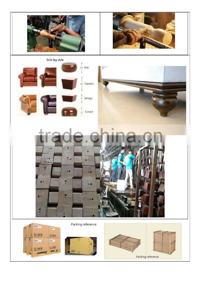modern style WSL-007 wood sofa leg