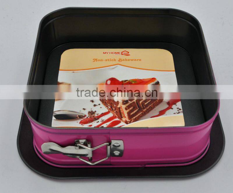 Square Springform Pan with Non-stick Coating