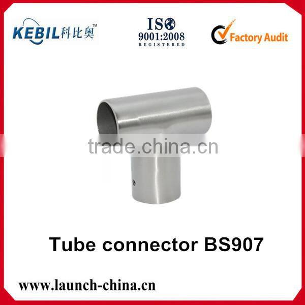steel tube corner connectors for balcony / terrace deck railing baluster